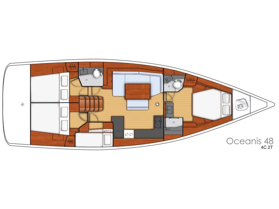 Oceanis 48 (Roxanna (!!!from Monday!))) Plan image - 9