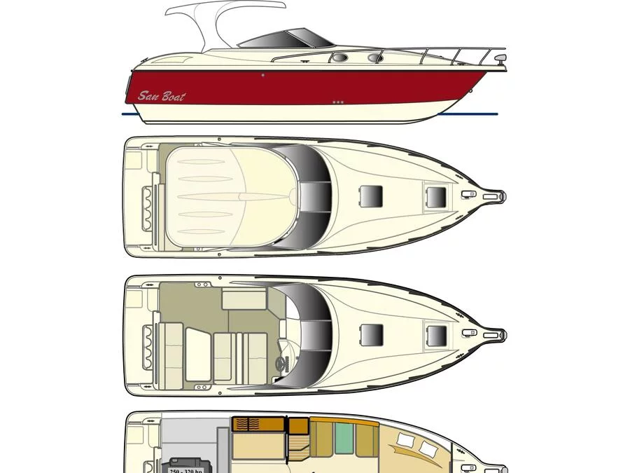 San Boat 980 Cuddy (Perina) Plan image - 1