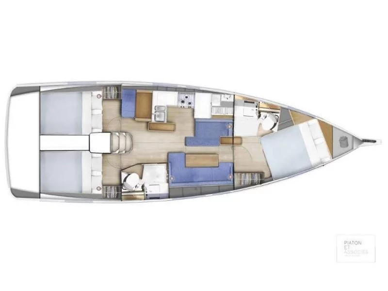 Sun Odyssey 410 (Bella Ciao) Plan image - 21