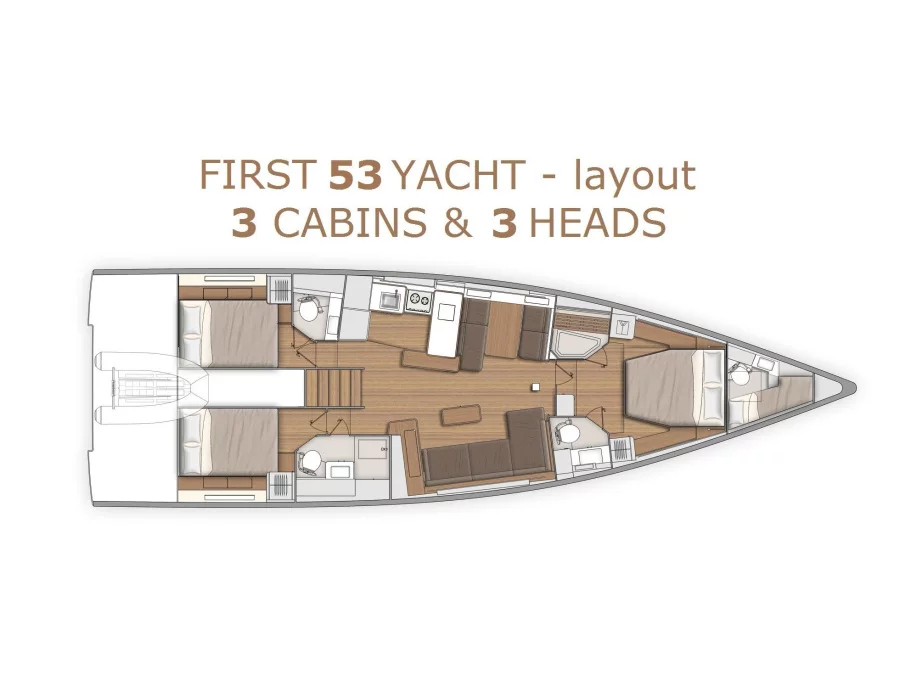 First Yacht 53 (ZENITH) Plan image - 10