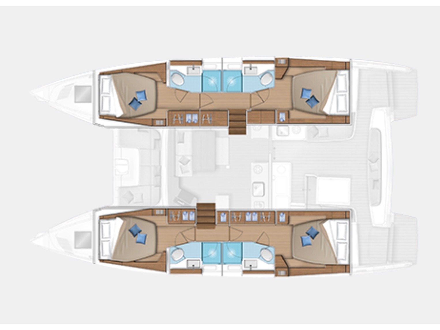 Photo #17 - Lagoon 46 (Blue Alma (, WM, , Inverter 12/220V)) in Portisco - 11411