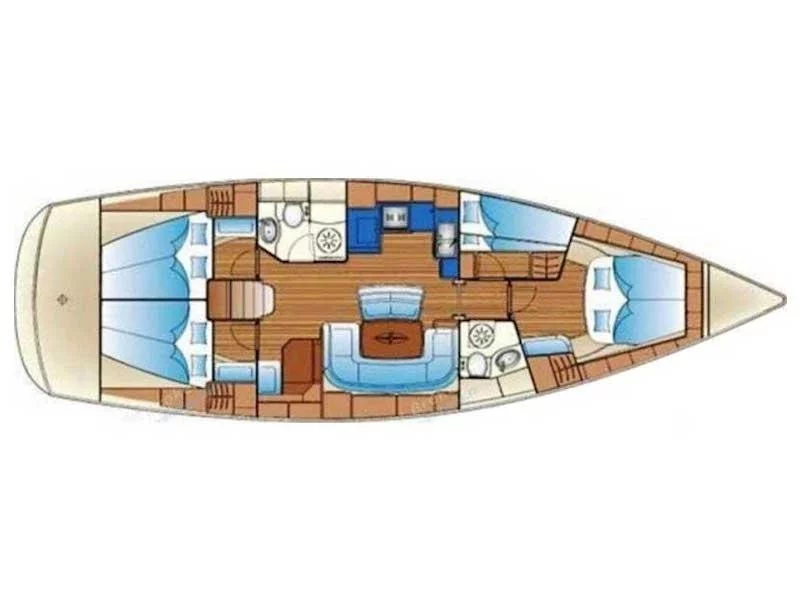 Bavaria 46 Cruiser (Leda) Plan image - 3