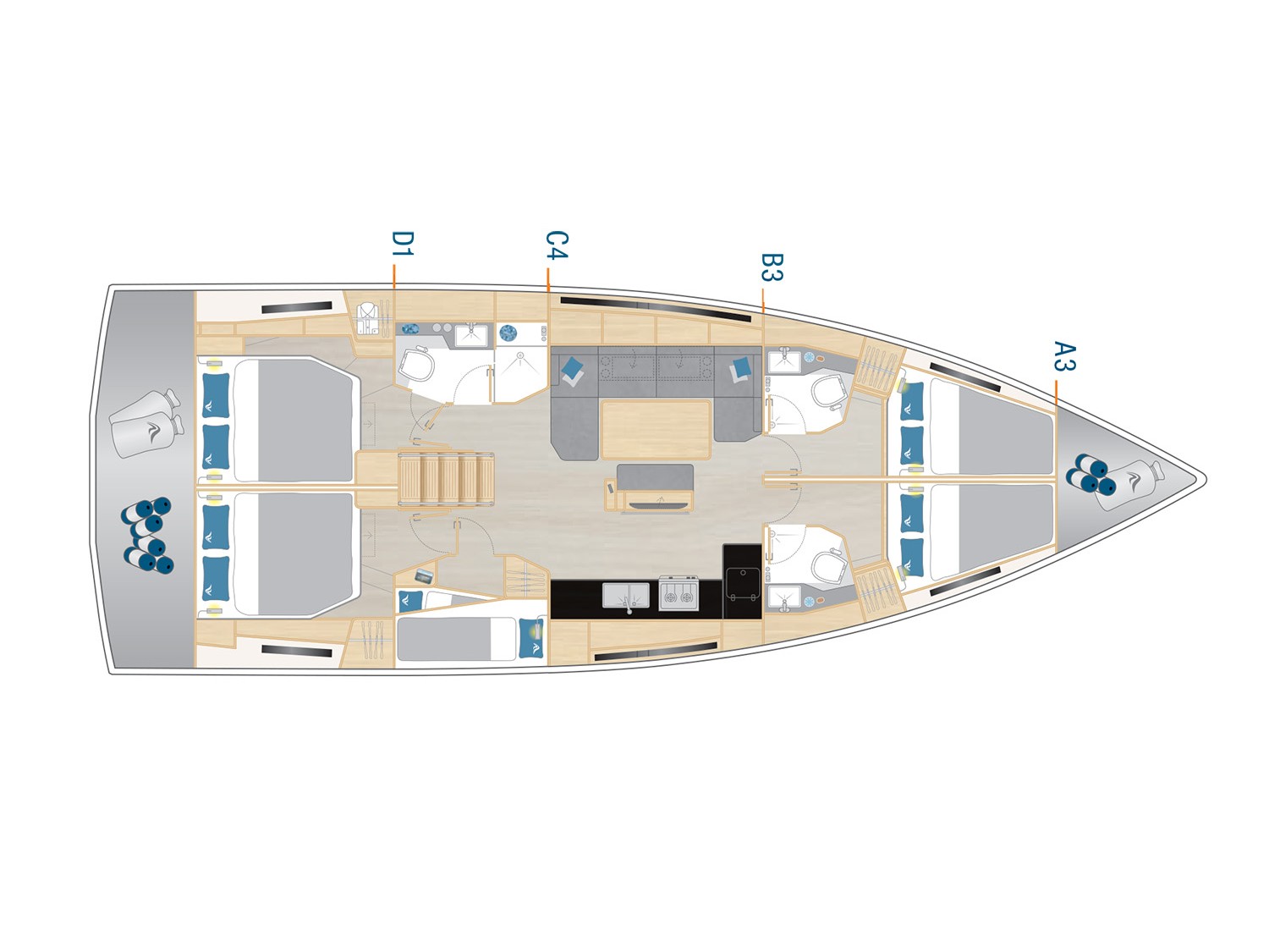 Photo #30 - Hanse 460 (Vaya) in Krk - 12043