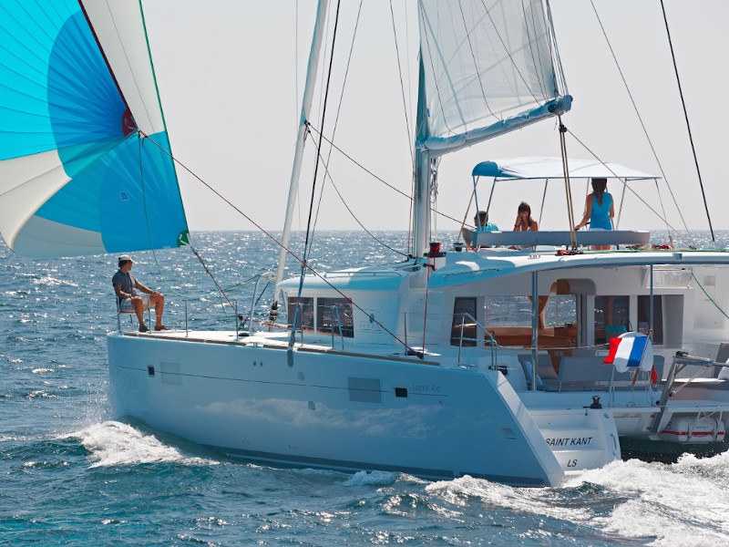 Photo #16 - Lagoon 450 Flybridge (Caliente) en Santorin - 13613