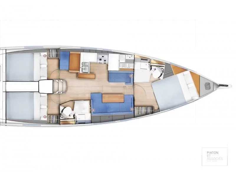 Sun Odyssey 410 (Sunset Kiss) Plan image - 11