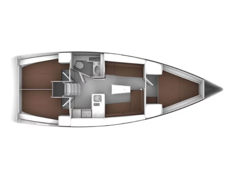 Bavaria Cruiser 37 (Emerald) Plan image - 1