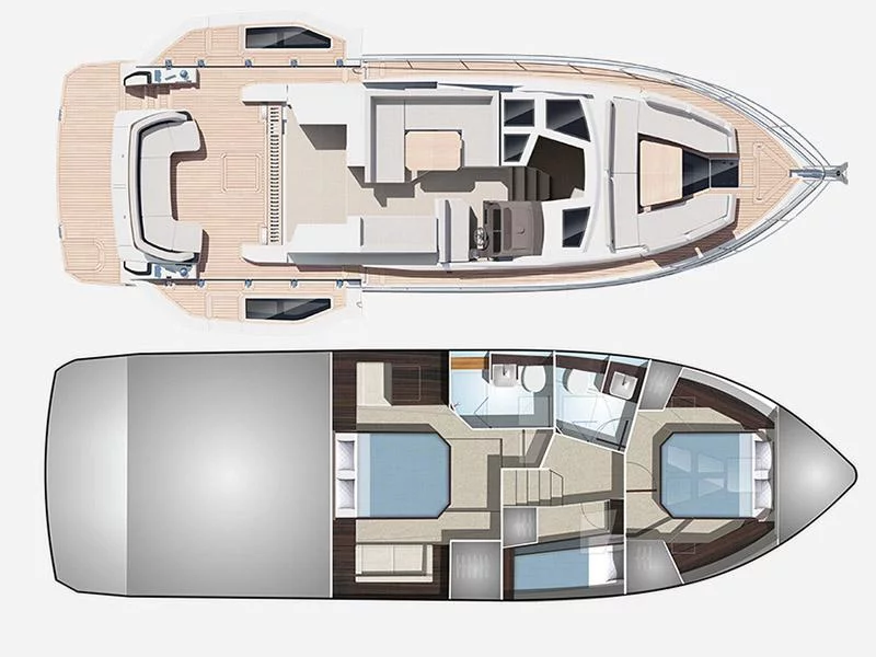 Galeon 480 Fly (Il Sogno V) Plan image - 9