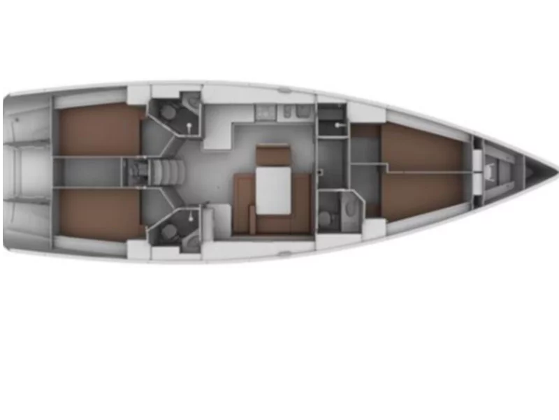 Bavaria Cruiser 45 (Purara) Plan image - 1