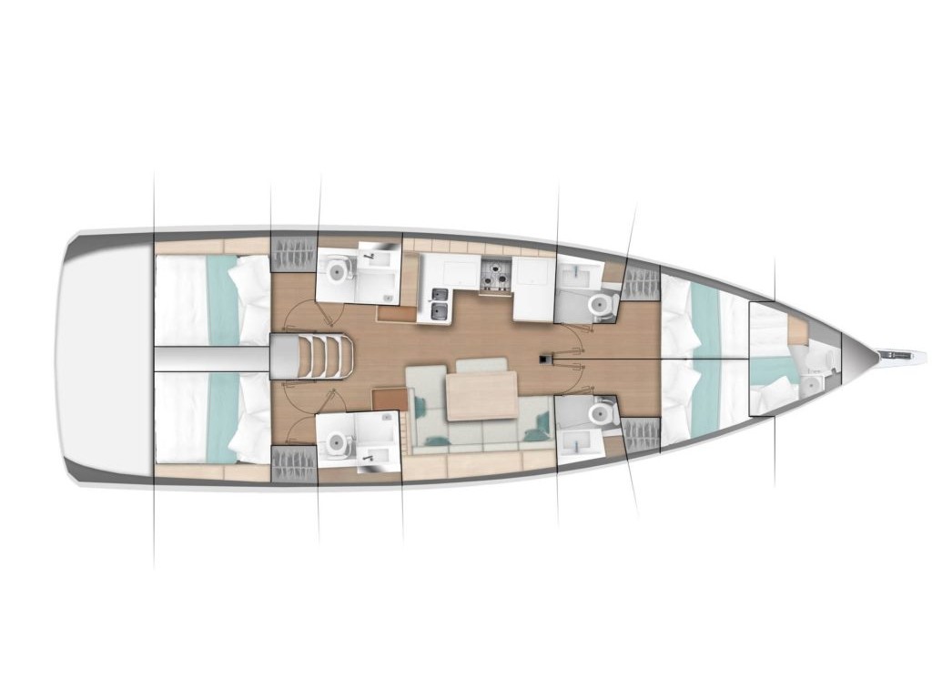 Photo #4 - Sun Odyssey 490 (Jeanneau SO 490) en Preveza - 12029