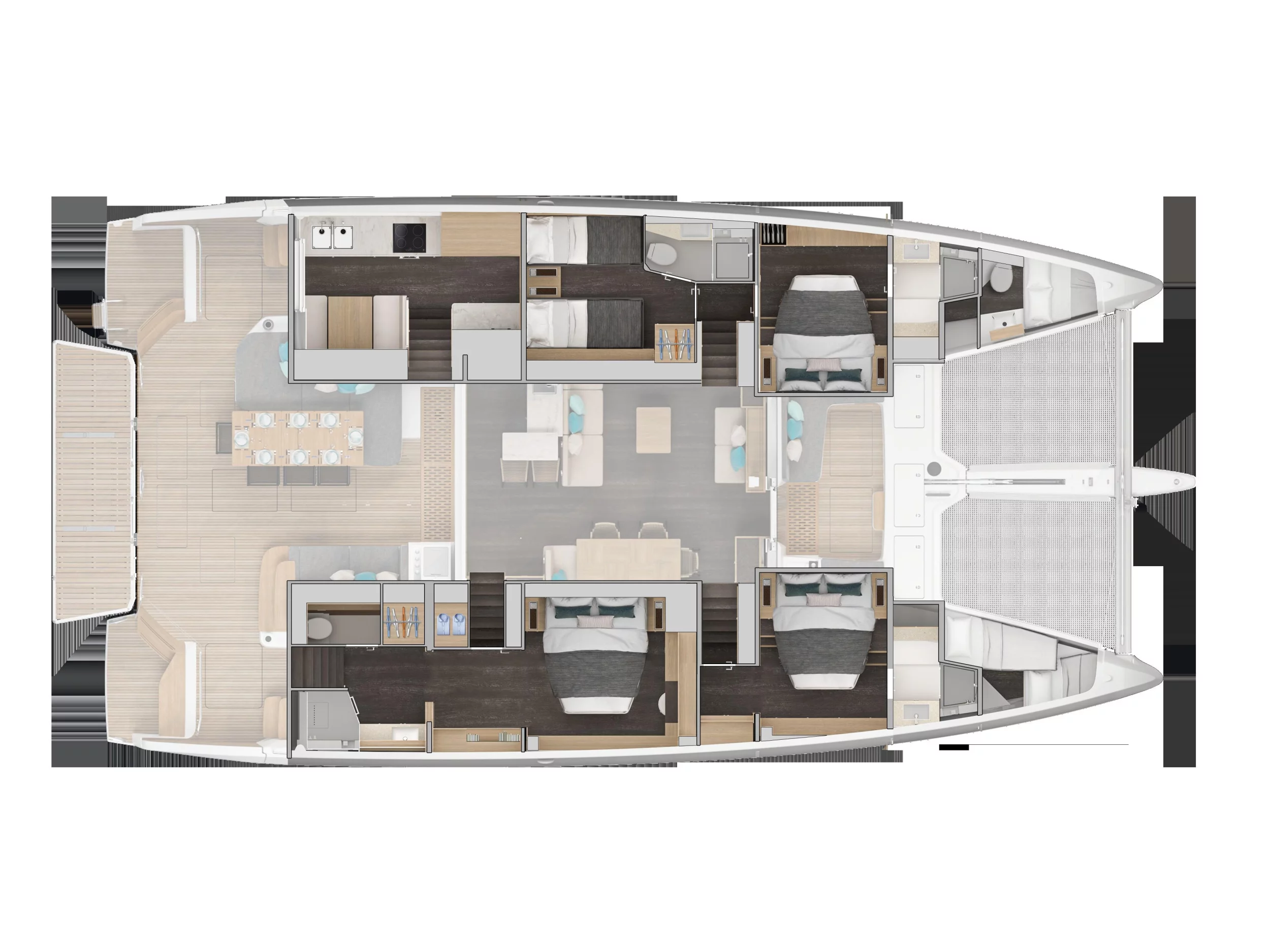 Lagoon 60 (DIAMOND DIVA) Plan image - 47