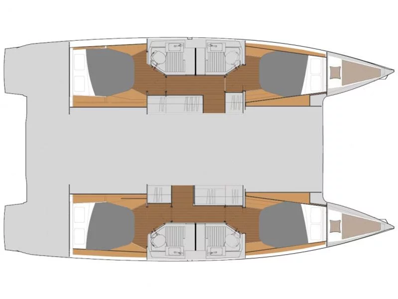 Fountaine Pajot Astréa 42 (Adriatic Breeze) Plan image - 18