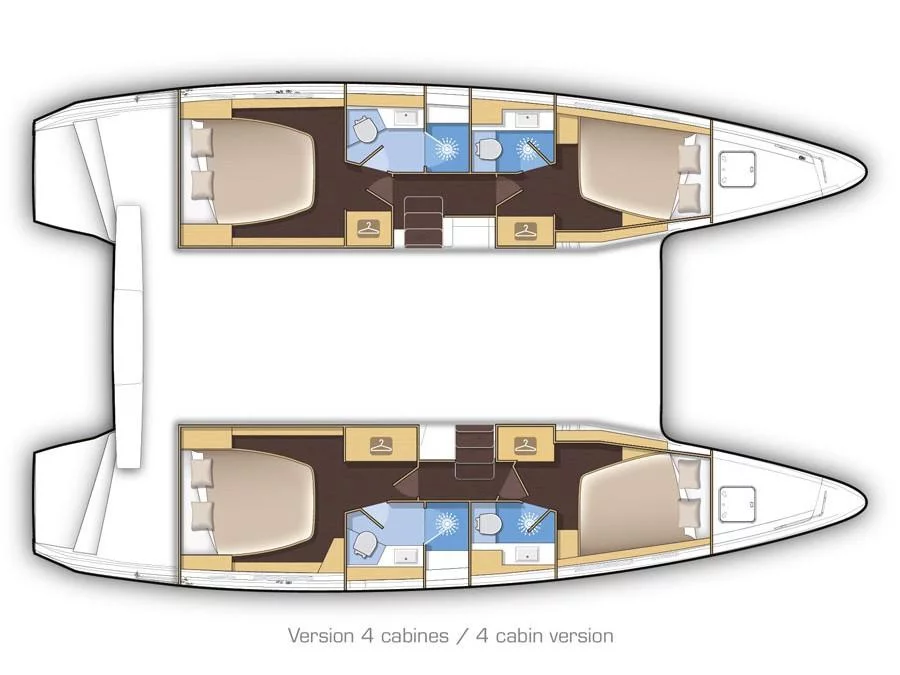 Lagoon 42 (MADRE PERLA) Plan image - 16