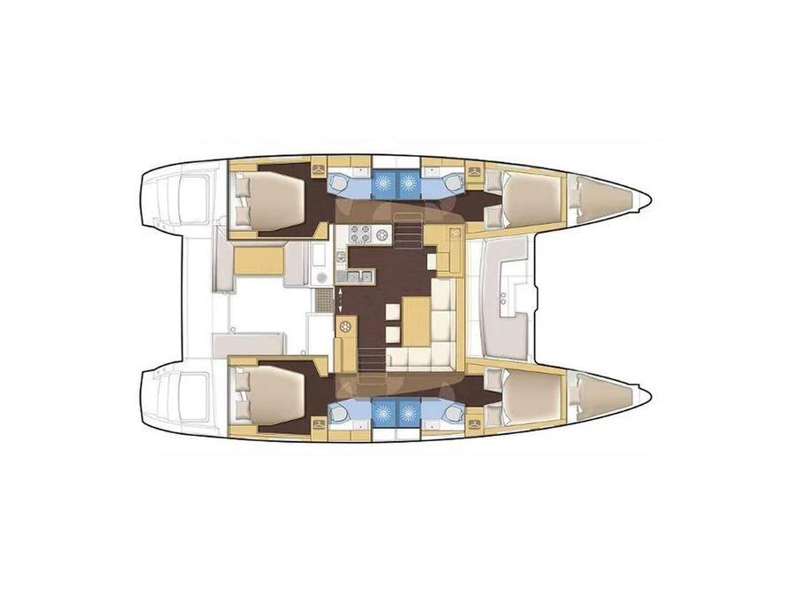 Lagoon 450 Sport (ORYX) Plan image - 2