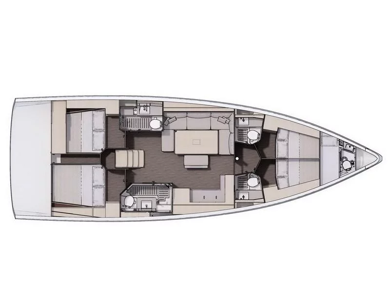 Dufour 470 (EDELWEISS) Plan image - 7