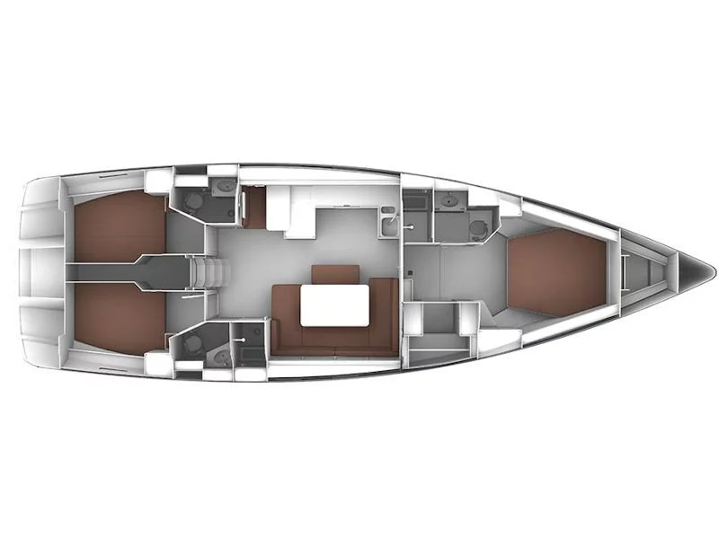 Bavaria Cruiser 56 (3 cabins) (KaySara ) Plan image - 6
