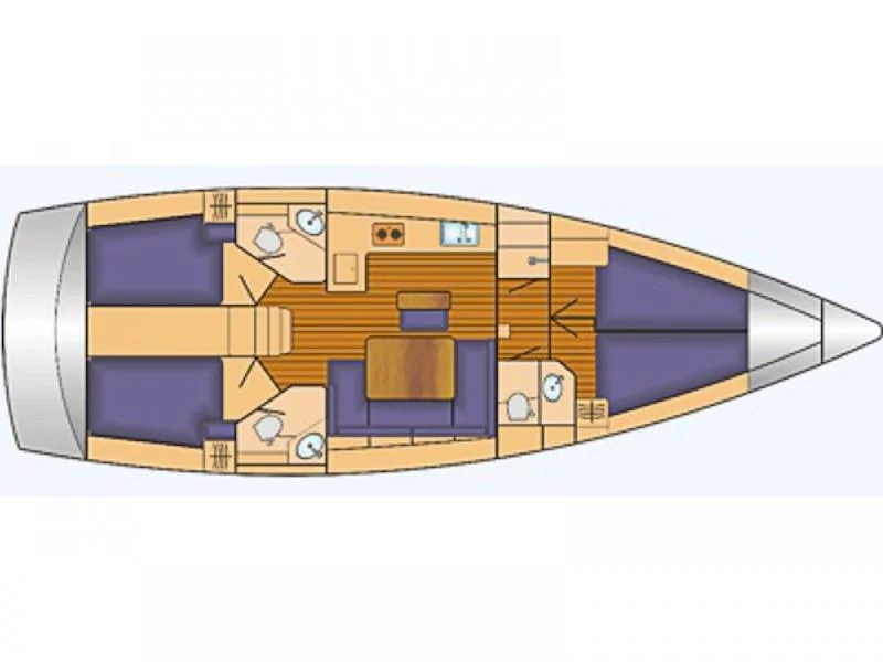 Bavaria Cruiser 46 (Libertà) Plan image - 13