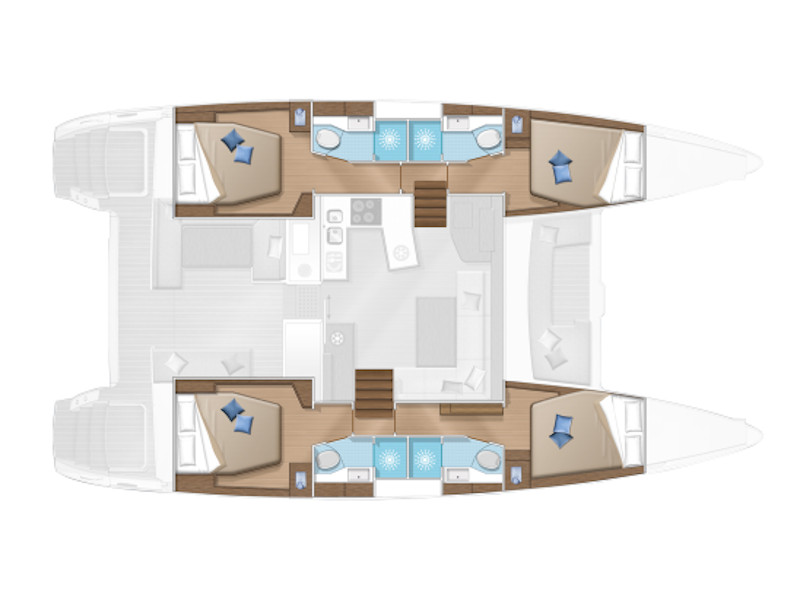 Photo #9 - Lagoon 450 Flybridge (FO'S) en Mykonos - 14533