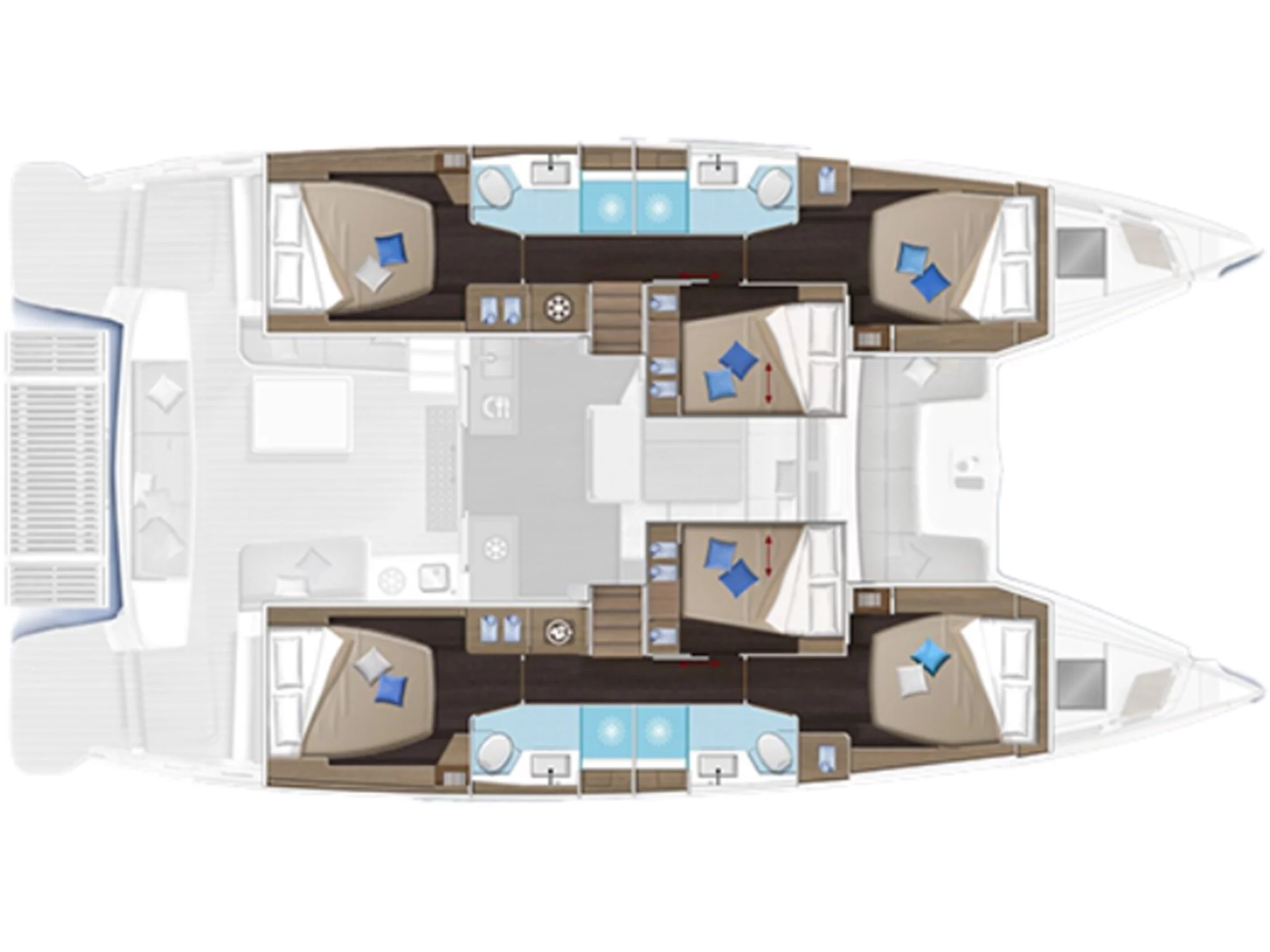 LAGOON 51 ICONIC (DEB ELLI) Plan image - 1