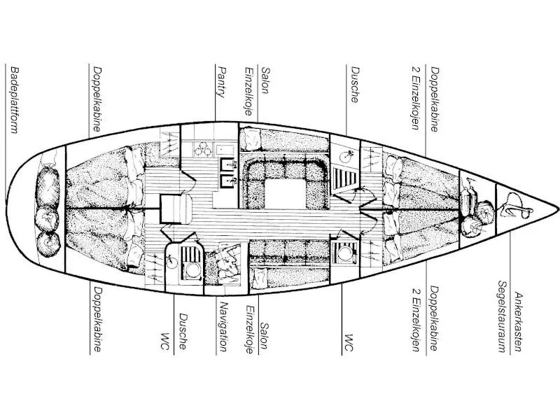 Gib Sea 44.2 (Myrto) Plan image - 2