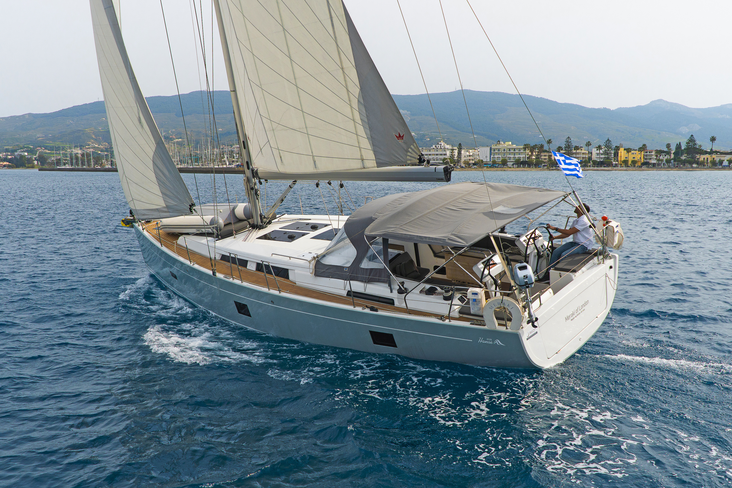 Photo #8 - Hanse 458 (3 cab (Meraki of London) in Kos - 11468