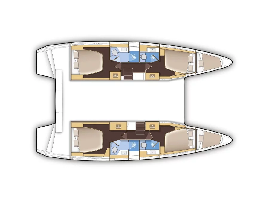 Lagoon 42 A/C & GEN (Pulsar) Plan image - 18