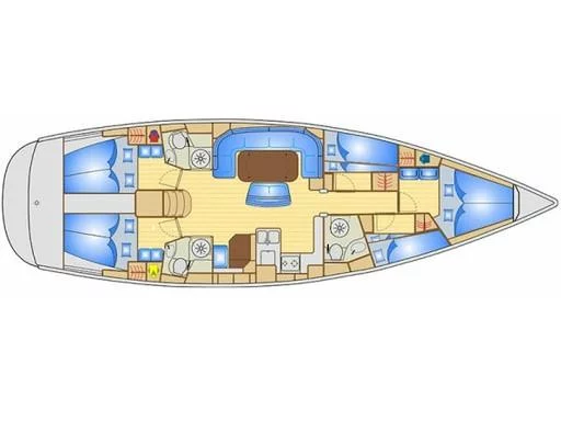 Bavaria 50 Cruiser (Snövit) Plan image - 16
