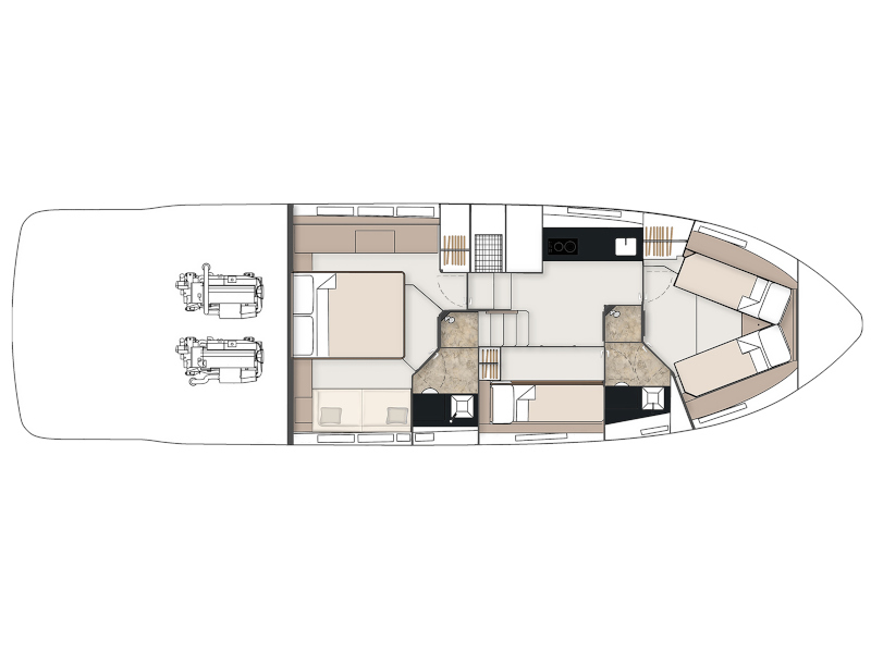 Photo #7 - Fairline Squadron 50 (Lady Noble) in Trogir - 15853
