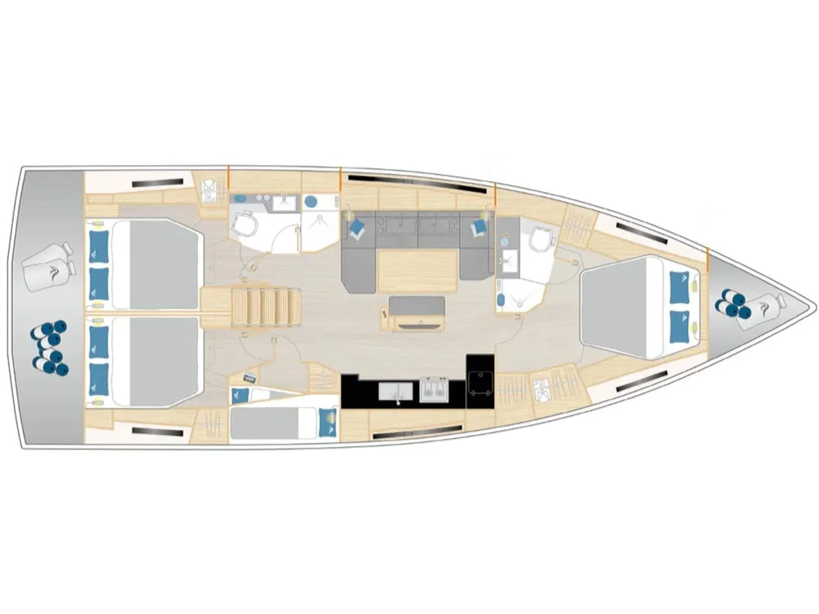 Hanse 460 (Vingilot) Plan image - 3