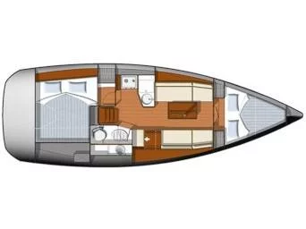 Sun Odyssey 32i (LITTLE HANNI) Plan image - 1