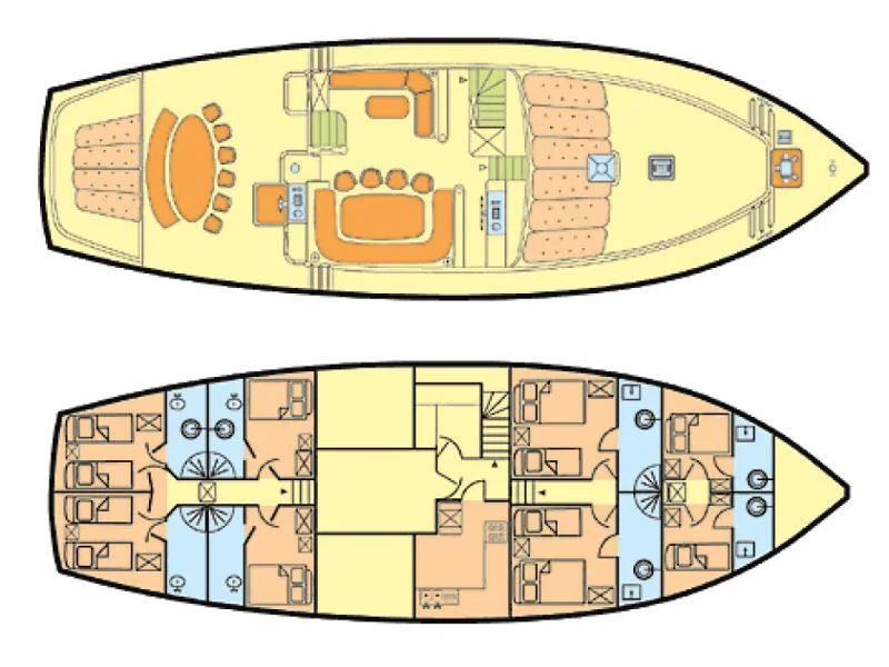 Gulet (Lady of the Sea) Plan image - 2