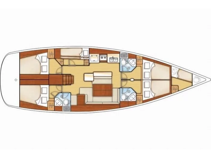 Oceanis 50 (SŪENO) Plan image - 10