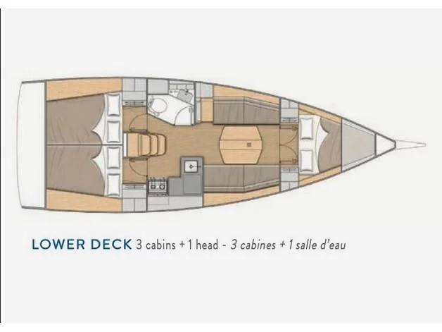 Oceanis 34.1 (Trapani Vela Club) Plan image - 7