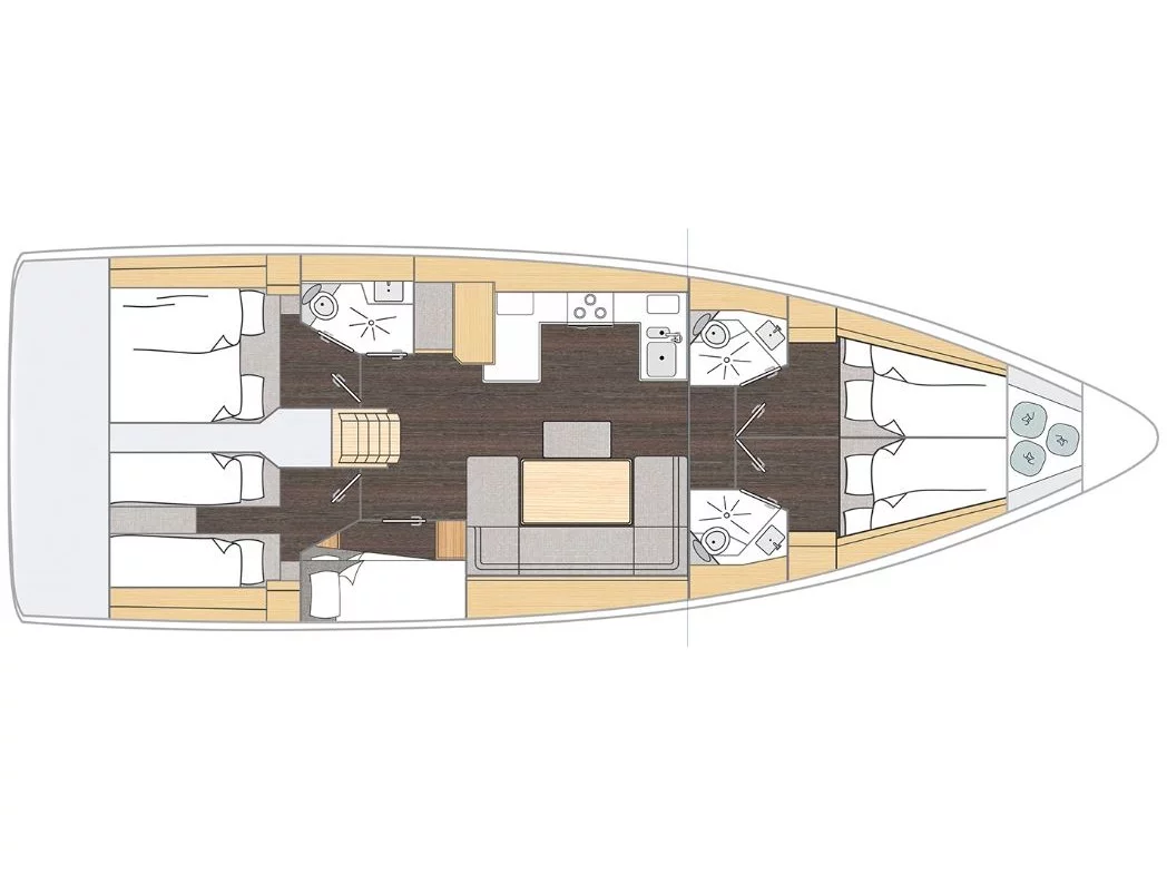 Bavaria C46 (Kebifaiv) Plan image - 3