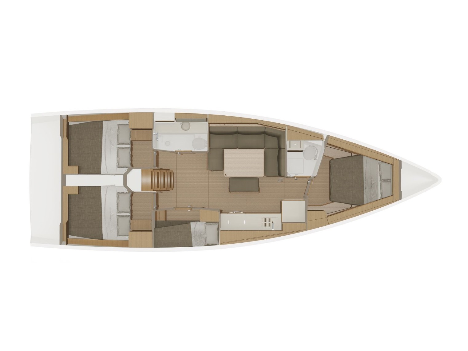 Photo #9 - Dufour 430 Grand Large (Thymus) in Porto Rotondo - 24462