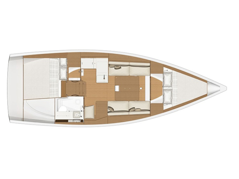 Photo #14 - Dufour 360 2 Cabin (Ares) in Fethiye - 16520