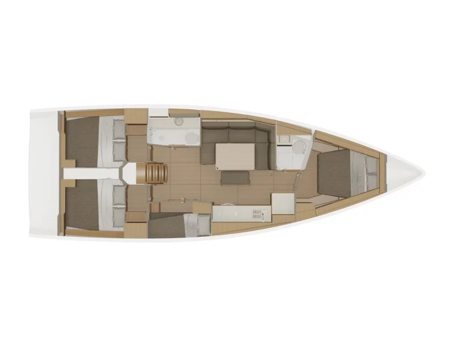 Dufour 430 Grand Large (Hermione) Plan image - 4