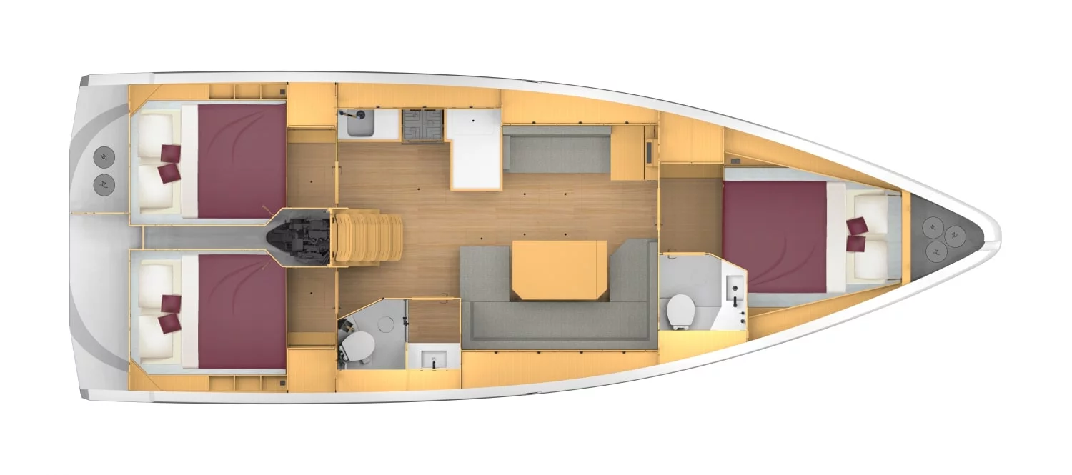 Bavaria C42 (Seaduction) Plan image - 4