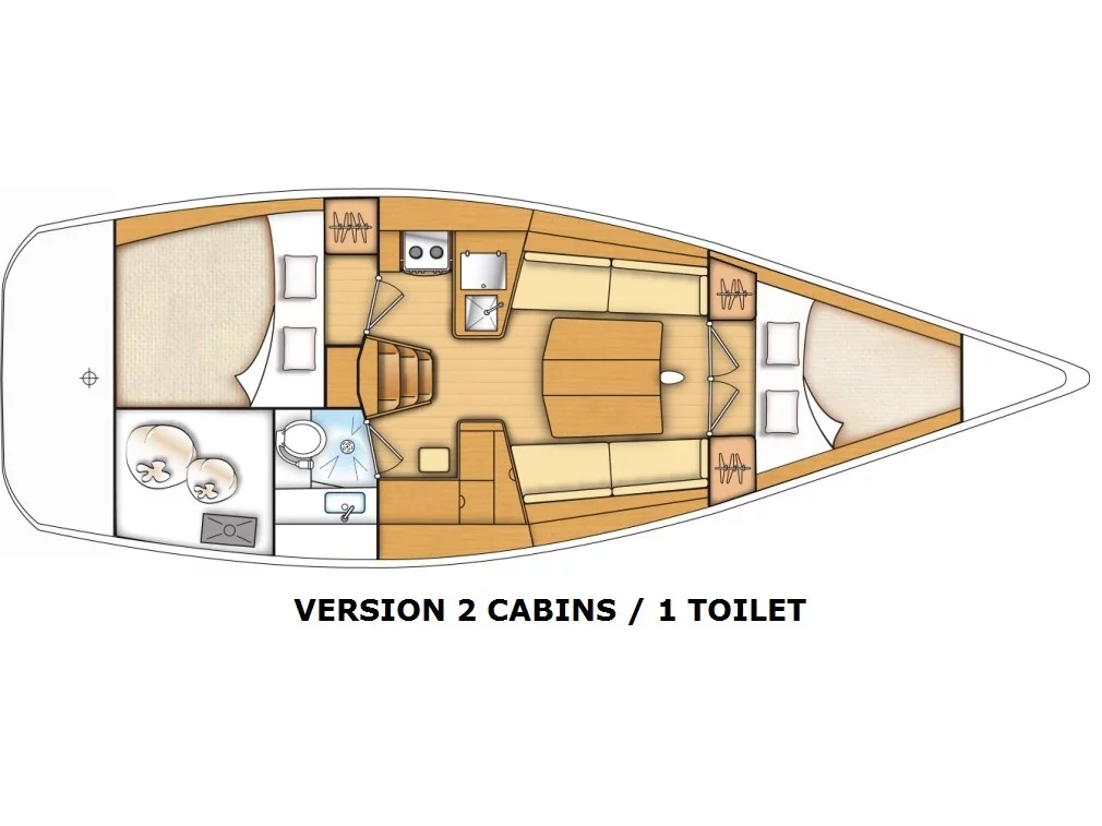 Beneteau First 35 (PSYCHE) Plan image - 2