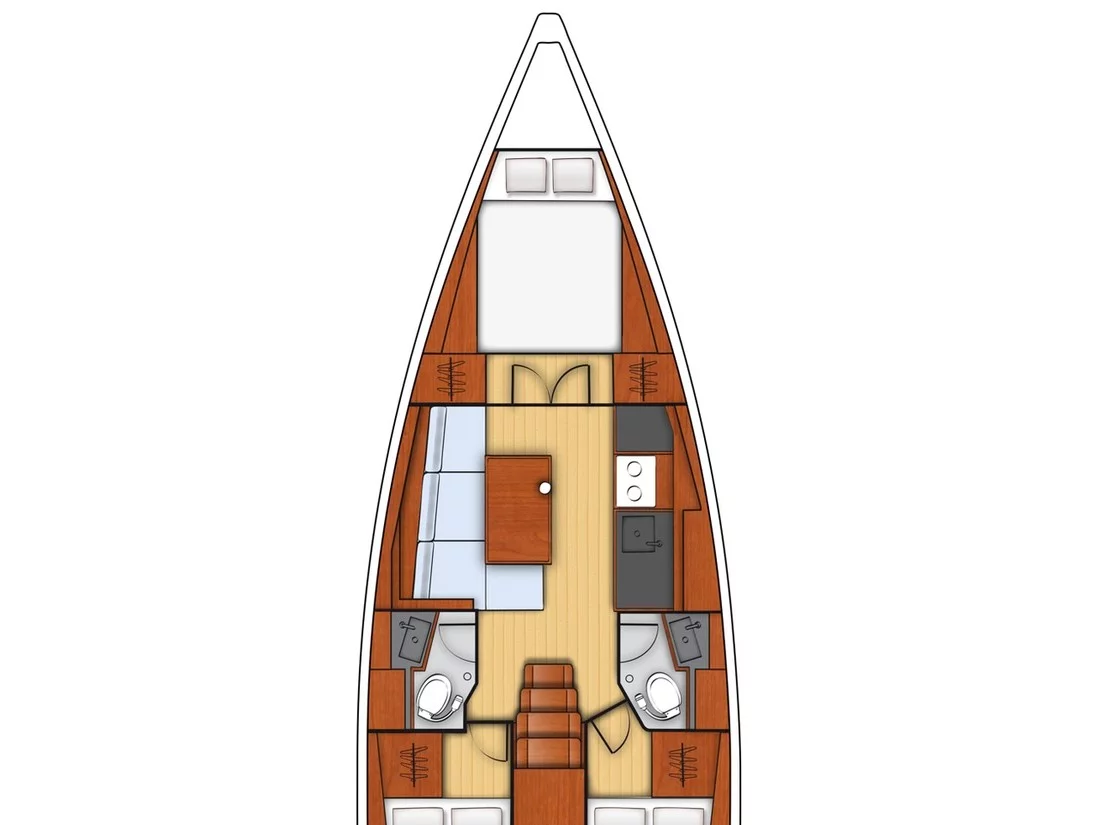 Oceanis 38.1 (Lampo) Plan image - 10
