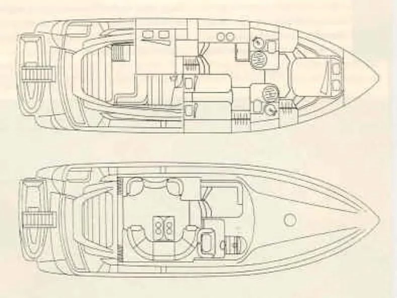 Sunseeker Manhattan 48 FLY (Klara) Plan image - 1