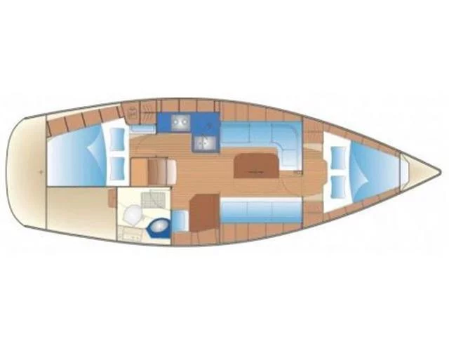 Bavaria 34 Cruiser (Hesperia III) Plan image - 2