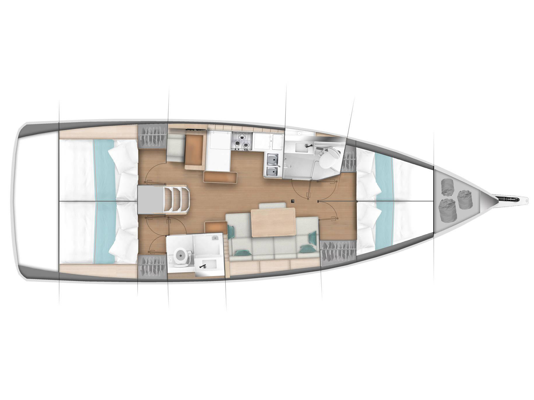 Photo #8 - Sun Odyssey 440 (Trinity) in Kas - 16920