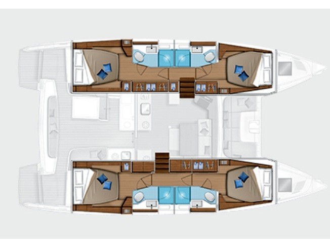 Photo #12 - Lagoon 46 NEW (AQUARIUS) in Trogir - 25158
