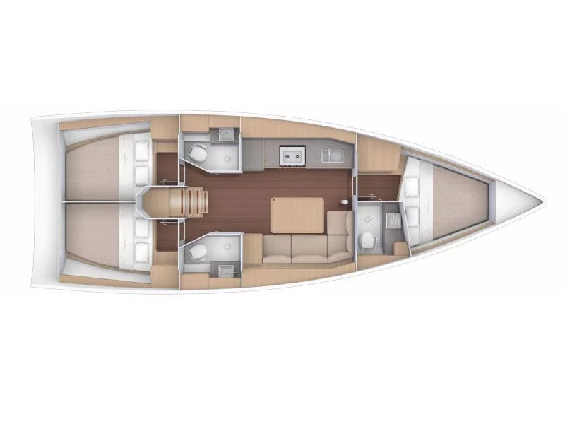 Dufour 390 Grand Large (Special One) Plan image - 0