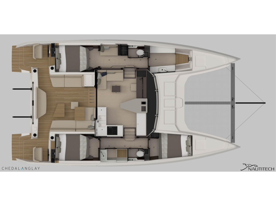 Photo #13 - Nautitech 44 Open (Stella) en San tropez - 19462