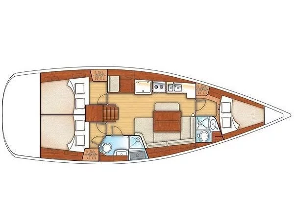 Oceanis 40 (Safir) Plan image - 17