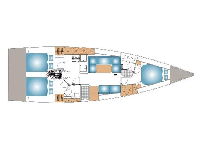 Italia Yachts 12.98 (Black Pearl) Plan image - 4