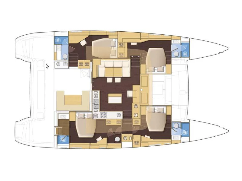 Lagoon 560 (Cool Breeze) Plan image - 8