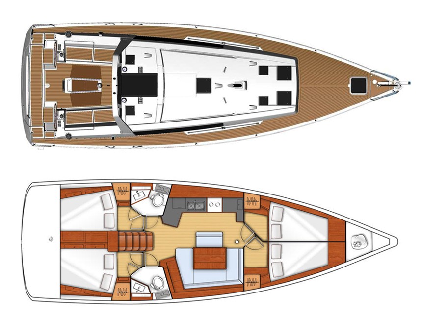 Photo #4 - Oceanis 45 (Melinda (Pax 10)) in Lefkada - 15022