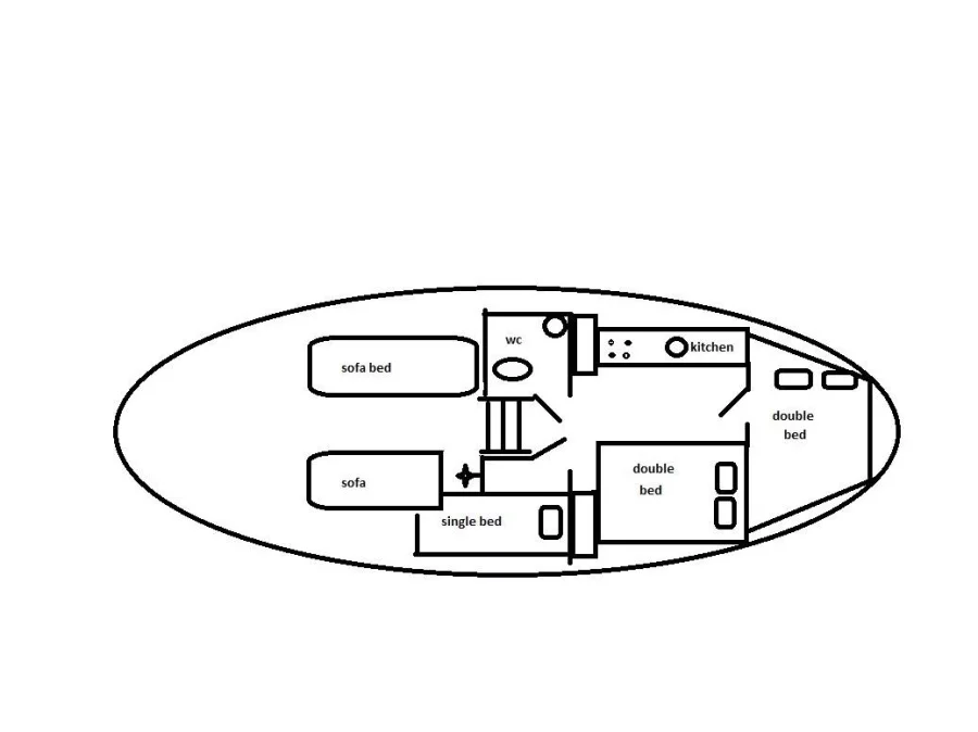 Classsic dalmatian boat (Palagruža) Plan image - 5